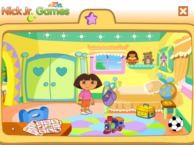 dora living room games